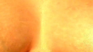 Stepsister Oils up Her Pregnant Big Belly and Plays with Her Belly While Getting Oily