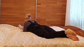 Mature Blonde Amateur Wife Enjoys Sex After Walk