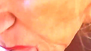Mature Tgirl Deepthroats Her Own Throbbing Cock Drooling Everywhere