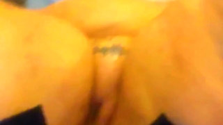 Sloppy Pussy Piggy Takes Bog Black Fist in He Guts