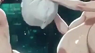248. Funny Boobs Video with Two Redhead, Ai Animation