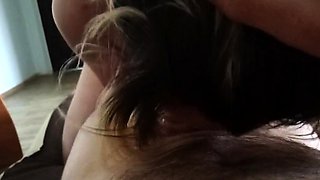 Small-Titted Celebrity Sucks a Big Cock