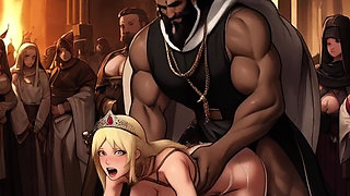 North African Moors Conquer European Pussy in When the Moors Conquered Europe 3!