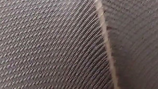 Ebony Barbie Estrella`s Nylon Ass Play. Facesitting POV!