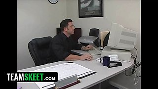 Virgin high - lonely nerd Hailey Young gets labia drilled after helping a guy pal