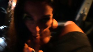 Luiza Marcato Ass Obliteration In A Car