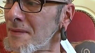 Fingering and spanking this little slut