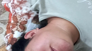 Beautiful Girlfriend Sucking Deep Throat Latina