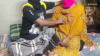 Desi Village Wife with Husband First Time Romance