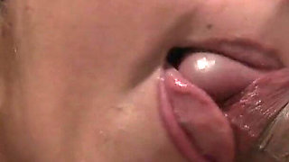 Stunning Blonde Sucking Dick and Fucking Hot in Gloryhole!