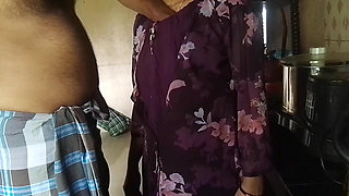 Indian Village Couple Having Sex in the Kitchen