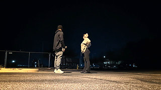 Thick BBW Wife Public Sex on a Chilly Morning! Badblondiemonroe