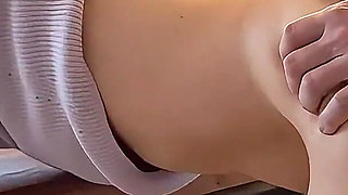 Hotwife MILF gives blowjob and gets pushed to squirt and is fucked rough on the dining table