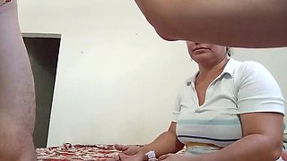 Mature Wife Valkyrie Gives Sloppy Handjob and Footjob Till Happily Ever After