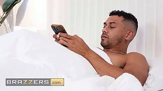 Brazzers - busty blond cougar andie anderson storms in bare and takes Alex Jones’s massive cock