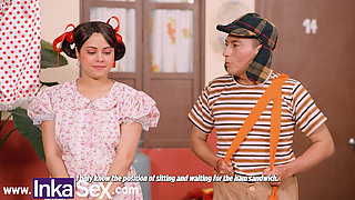 INKA SEX - The Witch of '69 is fucked by Don Mam&oacute;n in secret from the neighborhood.