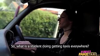 Fake Taxi - Horny Blonde Teen Gets Creampie from Student Cock