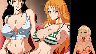 Nami from One Piece uses a magic potion for an epic hookup