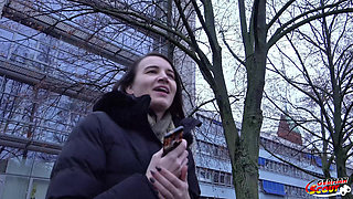 German Scout - First Porn Casting Sex for German Petite Small Tits Teen Nyla Style