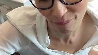 Did That Go Too Far? Perverted Boss Made to Cum!