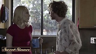 Sweet sinner - when the wifey leaves the hot babysitter takes over with Wet Pussy and wild afternoon pound