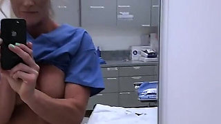 Fit MILF Nurse Gets Fired for Masturbating in the Hospital