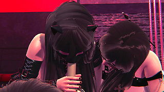 Mistress Teaches Her Submissive To Have Sex With A Man - 3D FULL Animation