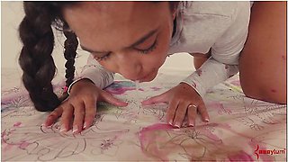 Anal Coloring Time With Big Ass Spanish Babe Nuria Millan