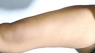 Standing Fuck One Leg up Feeding Sperm in Her Pussy
