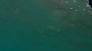 Snorkel Slut: Tight Bikini, Dive Mask & Underwater Fin Tease