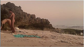 He Fucks Her Hard On The Beach Real Outdoor Sex