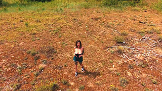 French MILF Sucks a Beautiful Cock and Is Surprised - Drone Pornby a Drone