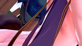 Genshin Impact - Genshin Girls in Hilichurl Beach Camp - Rough Sex - 3D Hentai Animations