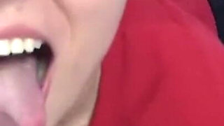 Flexible Amateur Guy Sucks Own Big Cock in Fetish Solo