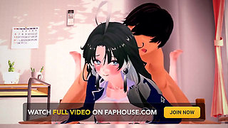 Wuthering Waves - Yangyang and Jianxin Group Sex - 3D Hentai Animations