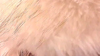 Gorgeous English-speaking Blonde Fucked Food Delivery Man
