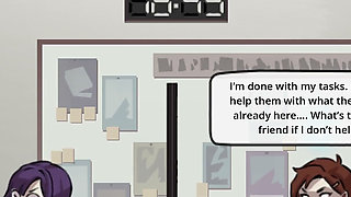 Femboy Ghost Gameplay Part 1 - Discreet Masturbation at Work