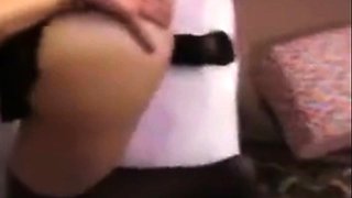 Lashing Lara's wide spread butthole