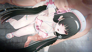 [wuthering Waves] - Chisa Swimsuit Havoc Threads Severed (bound Swimsuit Resonator & POV Sandwich DP) (2k/60fps)