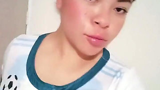 Female Soccer Player Masturbates