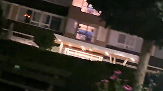 Public Jerk off in Front of a Nurse From the Resthouse
