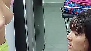 The Horny Samara Seduces Little Bony in the Kitchen