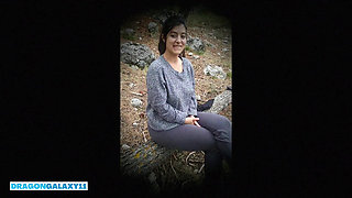 Strange Girl Walking in the Mountains Gets Fucked by Surprise