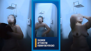 Showering at Gym Bathroom for My Lovely Boyfriend - Minokiiko