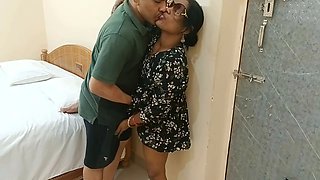 Indian Young Boy of Beautiful Indian Bhabhi - Then Hot Blowjob and Hardcore Sex
