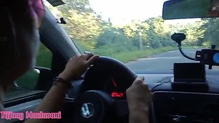As an Uber driver, I succumbed to the allure of the Pitoco dwarf on the highway. A handjob story with Tiffany Montavani and her irresistible charm.