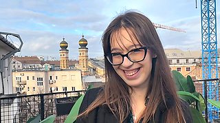 French Livia Nice Happy with Two Big Cocks