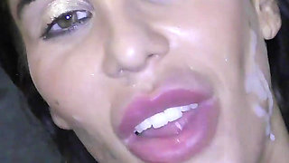 Debut Bukkake for Sexy Alice Judge