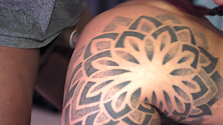 Insatiable Tattooed MILF Tyra Drains BBC for Huge Facial