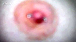 Hot MILF shows her holes